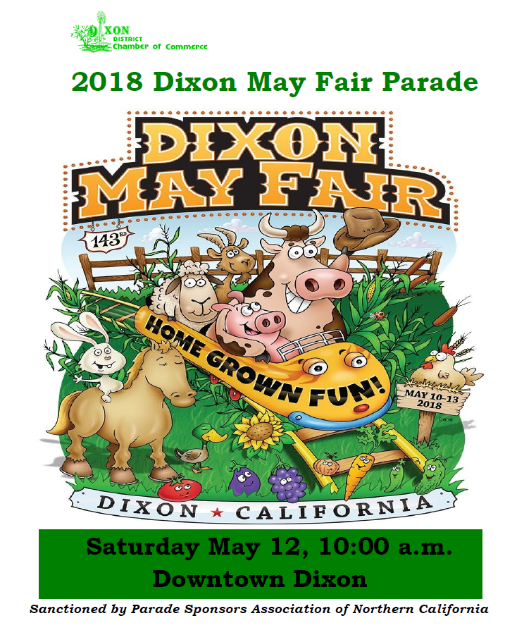 May Fair Parade 1cover Dixon Chamber of Commerce
